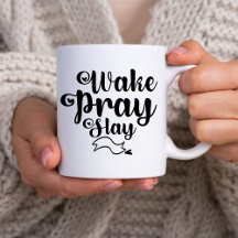 Work, Pray, Slay Motivational Speciality Mug
