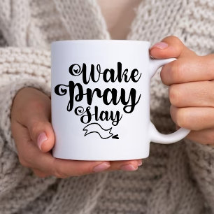 Work, Pray, Slay Motivational Speciality Mug
