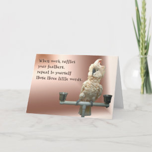 Work Ruffle Card