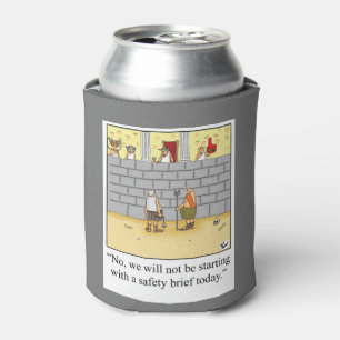 Work Saftey Workplace Humour Hilarious Can Cooler