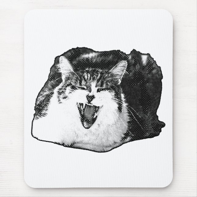 Work Shout, Dot Ease Mouse Pad (Front)