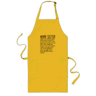 Work sister long apron