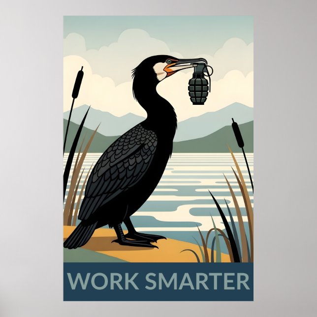Work smarter poster (Front)