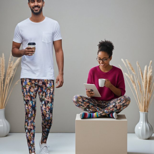 Work stress black  leggings (Creator Uploaded)