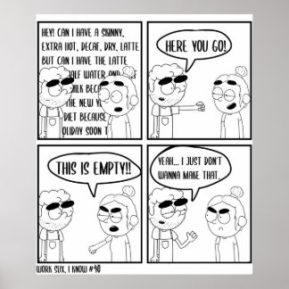Work Sux 40 Poster