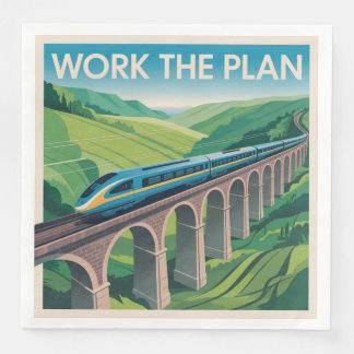 Work The Plan Napkin