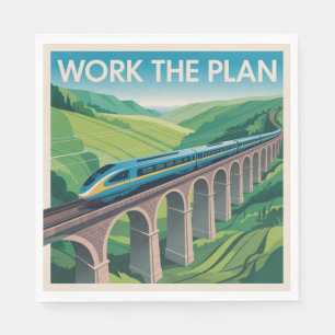 Work The Plan Napkin