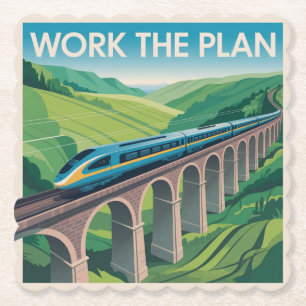 Work The Plan Paper Coaster