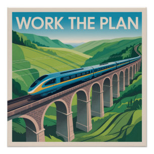 Work The Plan Poster