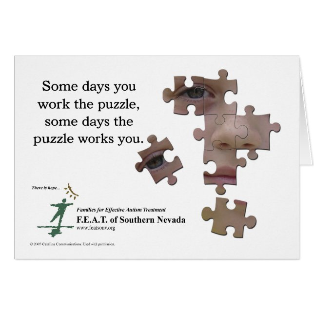 Work the Puzzle Cards (Front Horizontal)
