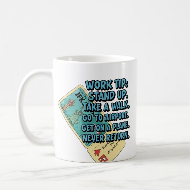 Work Tip Coffee Mug (Left)