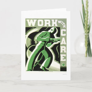 Work With Care 1937 WPA Card