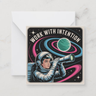 Work With Intention Card