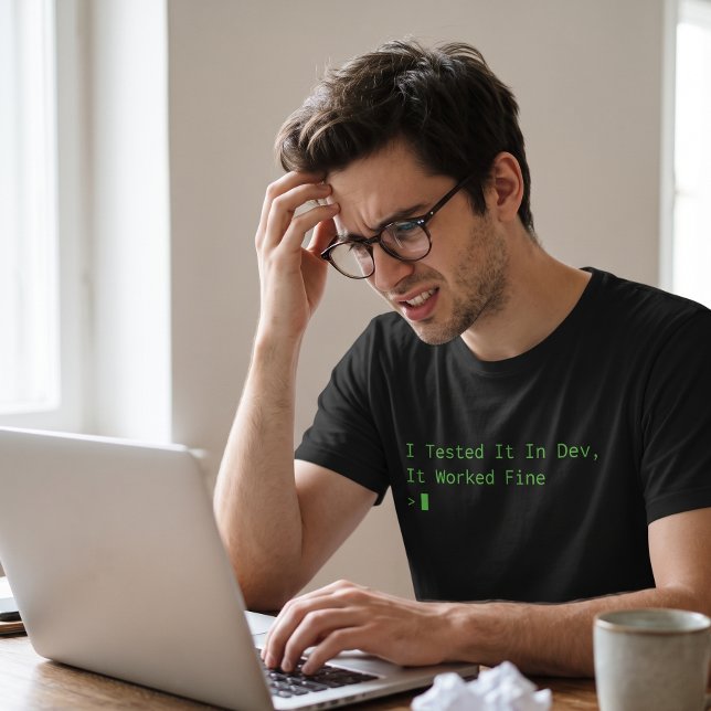 Worked Fine In Dev Funny Software Engineer Code T-Shirt (Worked Fine In Dev Funny Software Engineer Code T-Shirt
)