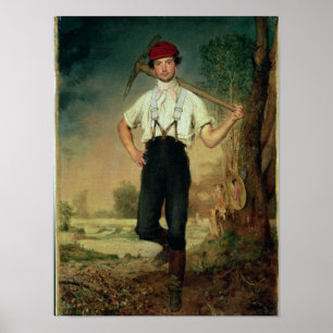 Worker, 1848 poster