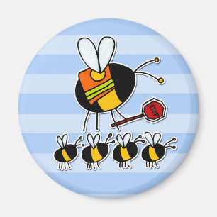 worker bee - crossing guard magnet