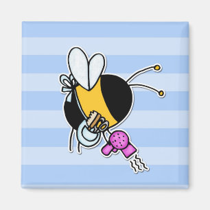 worker bee - hairdresser magnet