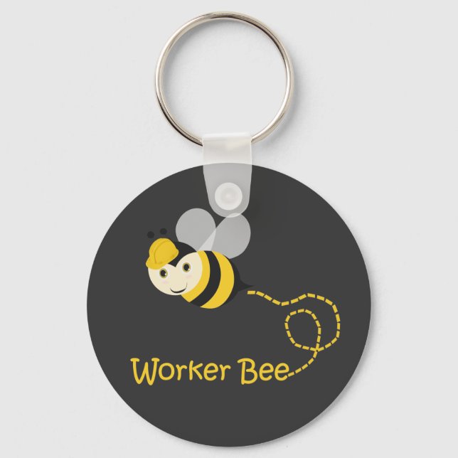 Worker Bee Key Ring (Front)