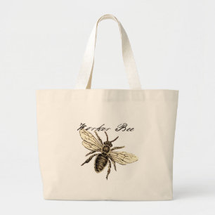 Worker Bee Large Tote Bag