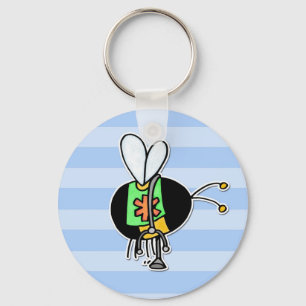 worker bee - paramedic key ring