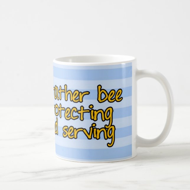 worker bee - police officer coffee mug (Right)