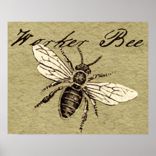 Worker Bee Poster