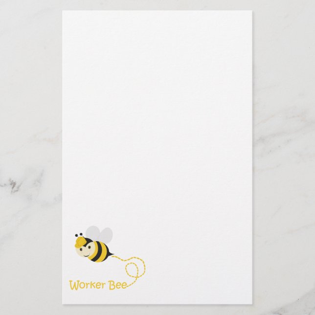 Worker Bee Stationery (Front)