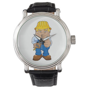 Worker With Hard Hat Watch