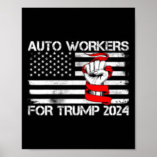 Workers For Trump 2024 Men Women  Poster