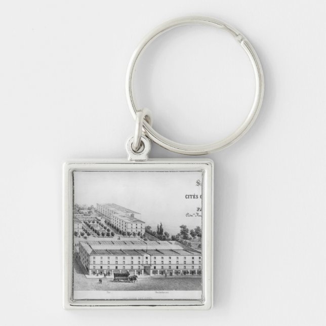 Workers' housing estate key ring (Front)
