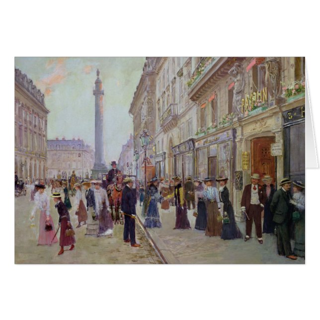 Workers leaving the Maison Paquin (Front Horizontal)