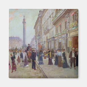 Workers leaving the Maison Paquin Magnet