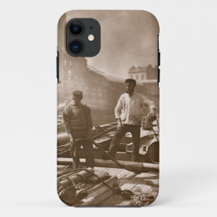 Workers on the 'Silent Highway', from 'Street Life iPhone 11 Case