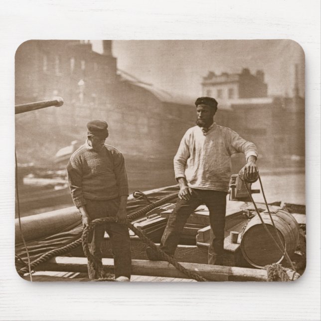 Workers on the 'Silent Highway', from 'Street Life Mouse Pad (Front)