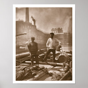 Workers on the 'Silent Highway', from 'Street Life Poster