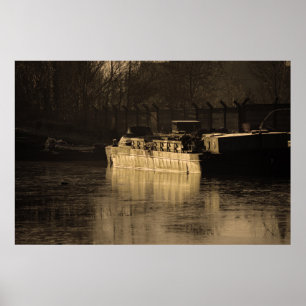 Working Barge Poster