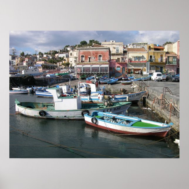 Working Boats Poster (Front)