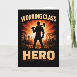 Working Class Hero Holiday Card