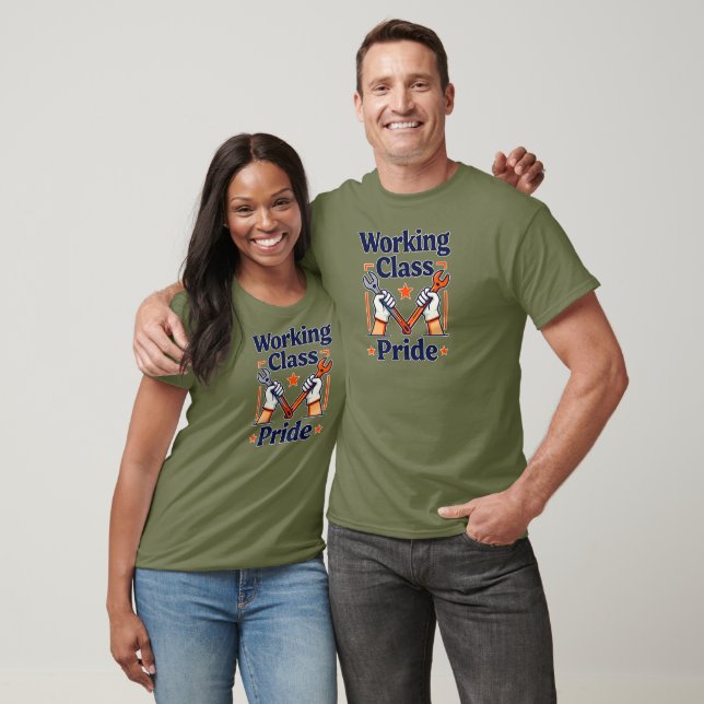 Working Class Pride Tools and Strength Design T-Shirt (Unisex)