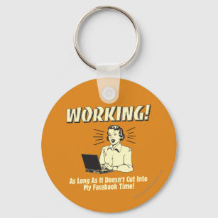 Working: Cut into Facebook Time Key Ring