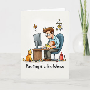 Working Dad Sweet Fathers Day Card