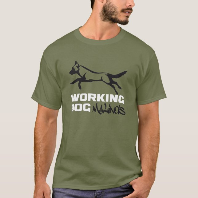 WORKING DOG K9 PB MALINOIS T-Shirt (Front)
