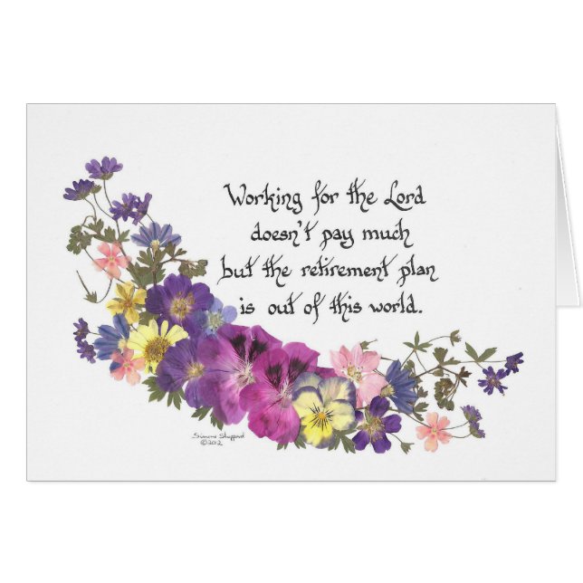 Working for the Lord (Front Horizontal)