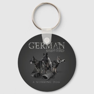 Working German Shepherd Dog  - GSD Key Ring