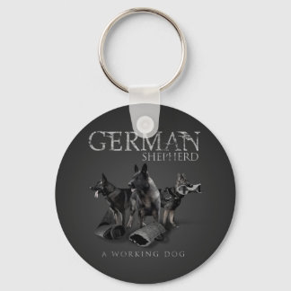 Working German Shepherd Dog  - GSD Key Ring