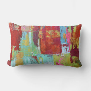 Working Girl Cotton Lumbar Throw Pillow
