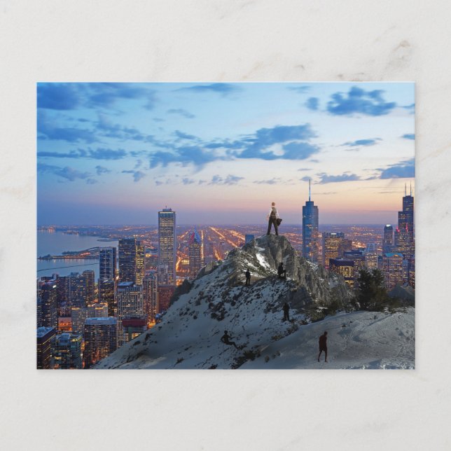 Working Hard Post Card for Success (Front)