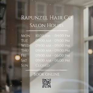 Working hours and book online