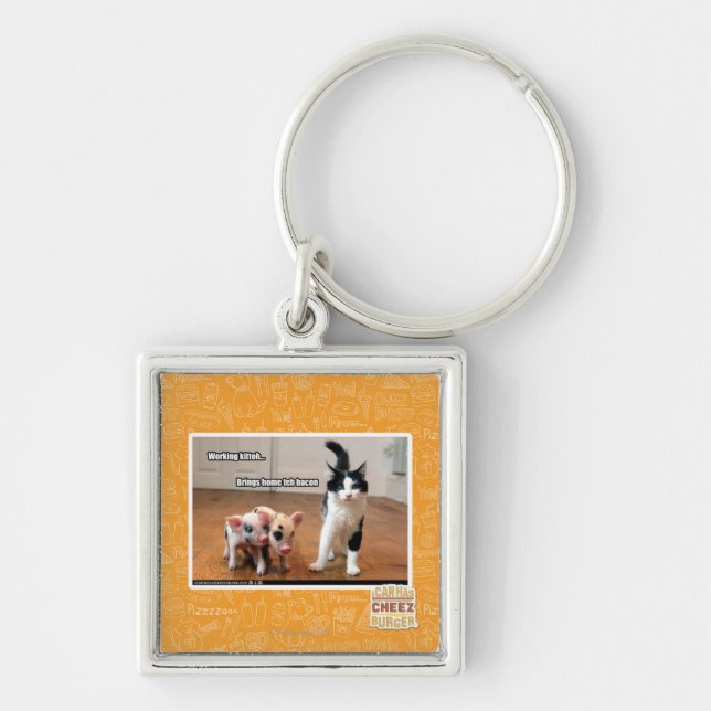 Working kitteh key ring (Front)