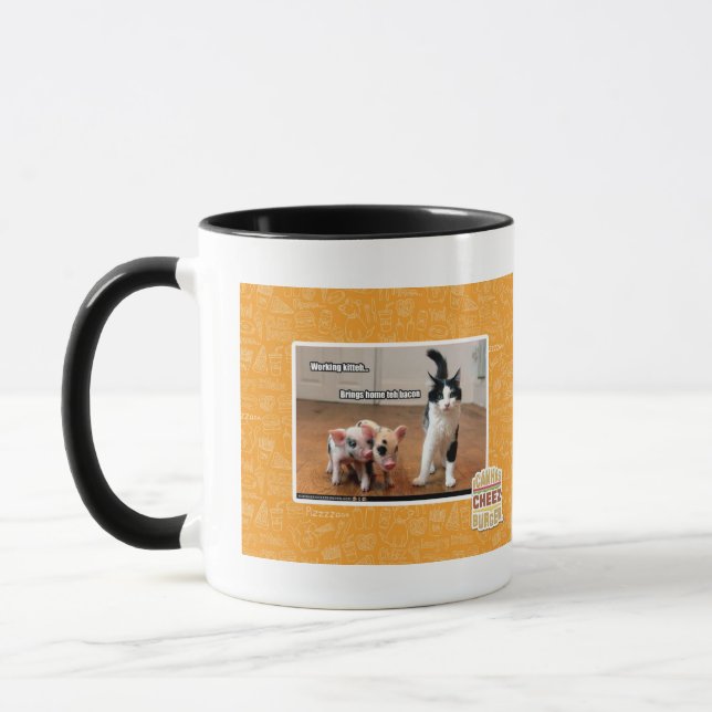 Working kitteh mug (Left)